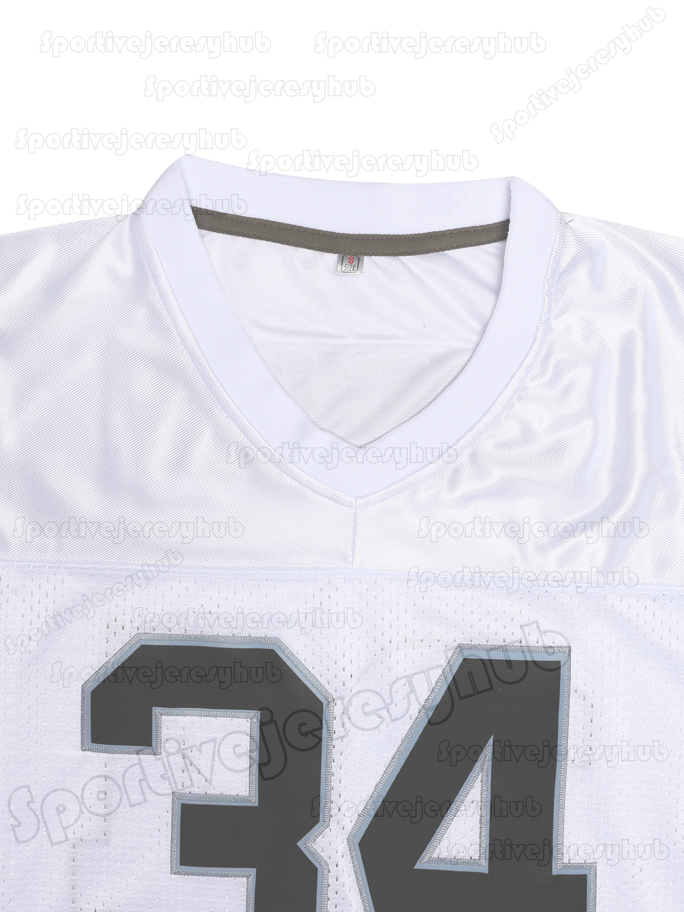 2 Ashton Jeanty Black/White Football Jersey 34 Bo Jackson 24 Charles Woodson Breakaway Vintage V-neck Polyester Stretch Uniform Casual Wear & Streetwe