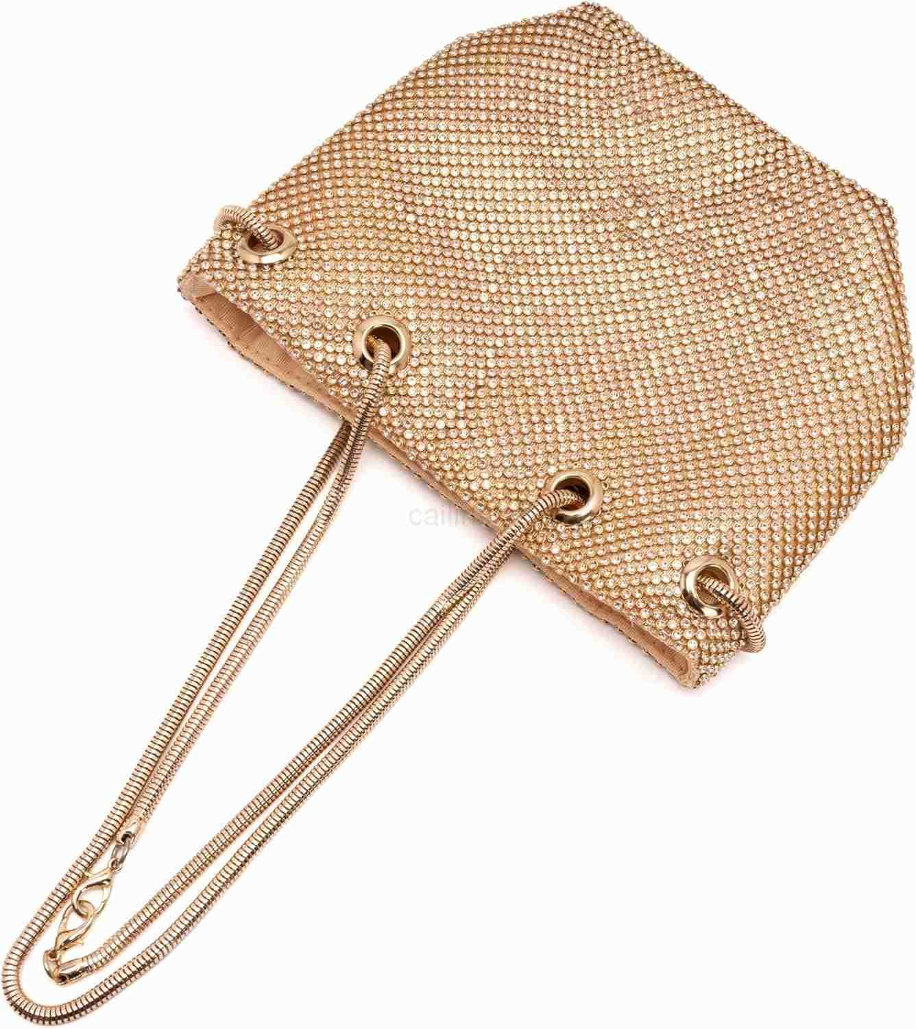 Bucket Bag Women Evening Party Clutch Bag Crossbody Shoulder Purse with Detachable Chain Strap Z25909