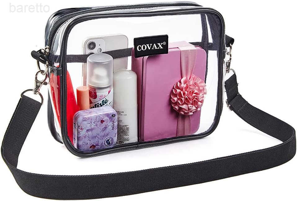 Crossbody Bag Stadium Approved Clear Purse Bag for Concerts Sports Events Z250909