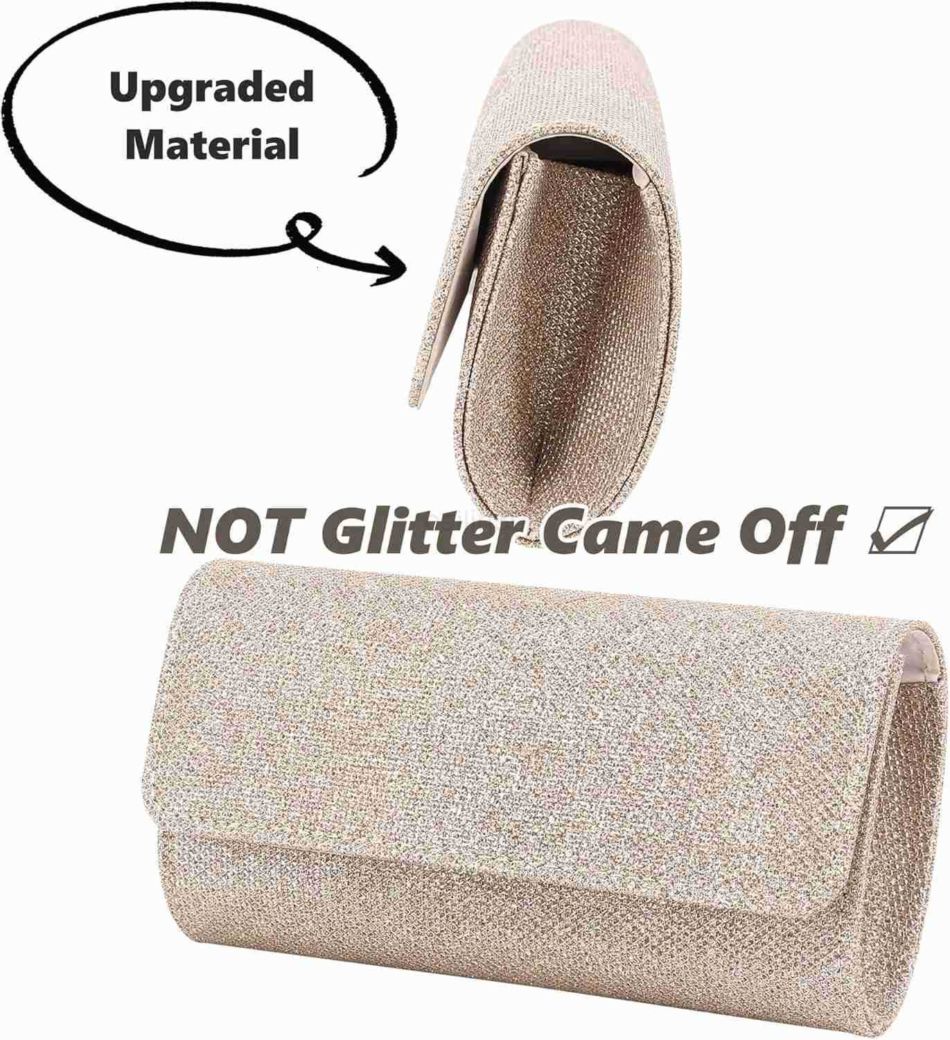 Flap Dazzling Small Clutch Bag Evening Bag With Detachable Chain Z25909