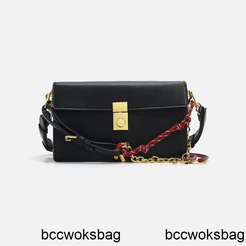 Tote Bags Soft Sound Chain High-end Flap Small Square Underarm Motorcycle Bag Single Shoulder Crossbody