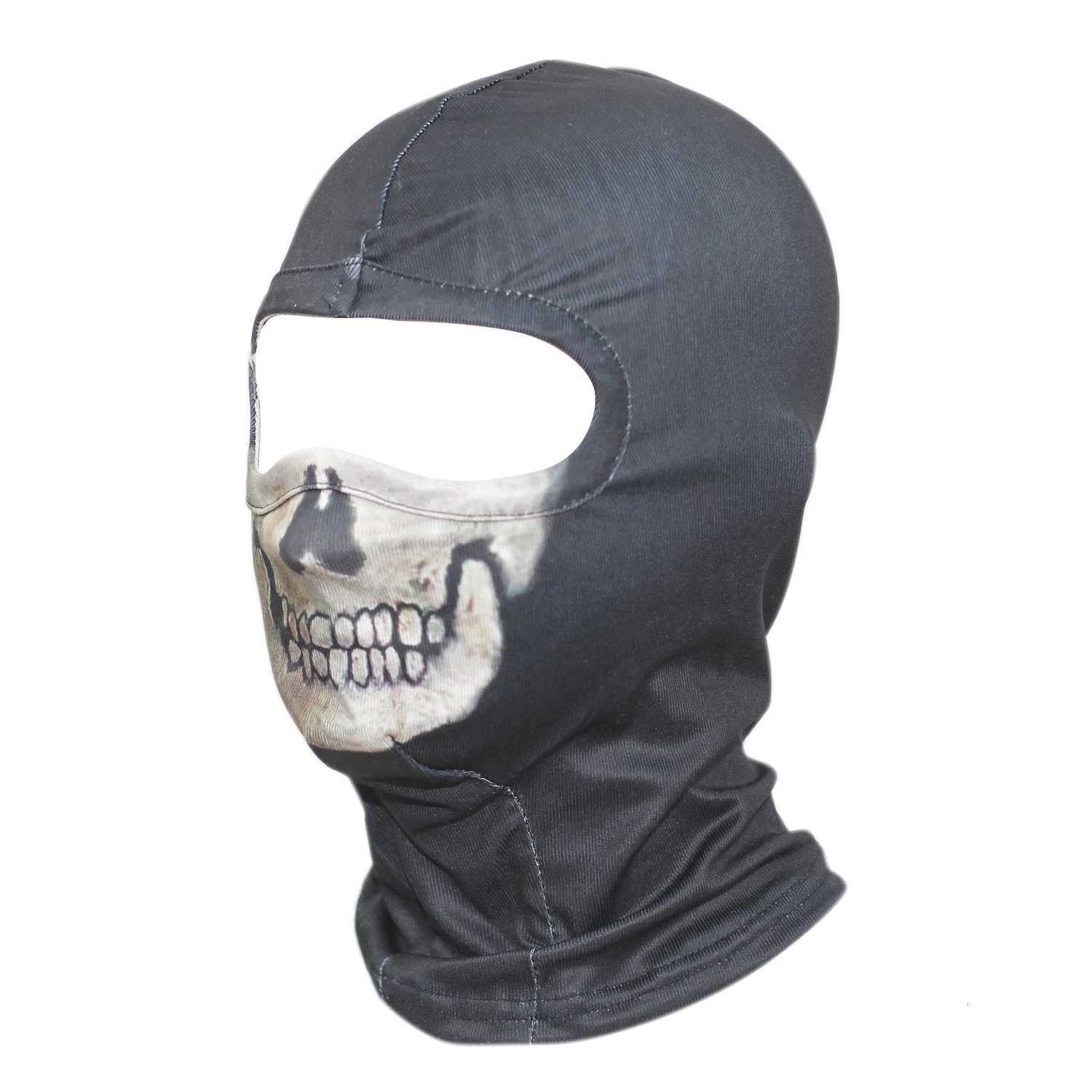 New Call of Duty 19 COD19 Ghost Squad Skull Balaclava Ski Hood Cycling Skateboard Warmer Full Face Ghost Mask H250908