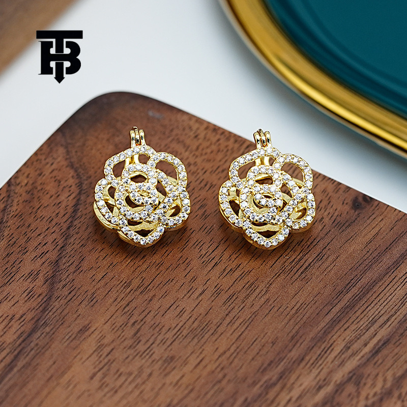 TB BHULAMTE Free Shipping New Designer Accessory Double-sided Zircon Earrings High-end Design Feeling Earrings Small And Exquisite Multifunctional Ear