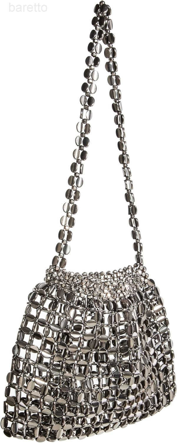 Bead Sequin Shoulder Bag Acrylic Beaded Fashion Purse with Lining Elegant SingleStrap Bag for Evening Z250909