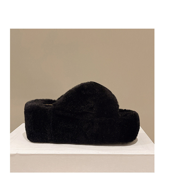 free shipping designer New autumn and winter fashion outerwear Sweet fluffy cotton slippers