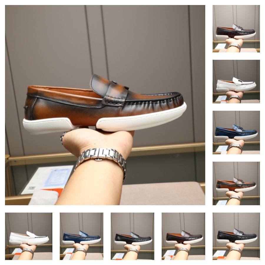 65Model Top Quality Designer Men Loafers Driving Shoes Luxurious mens dress shoes Wedding Formal Classic Elegant Moccasins Loafers Slip On dress