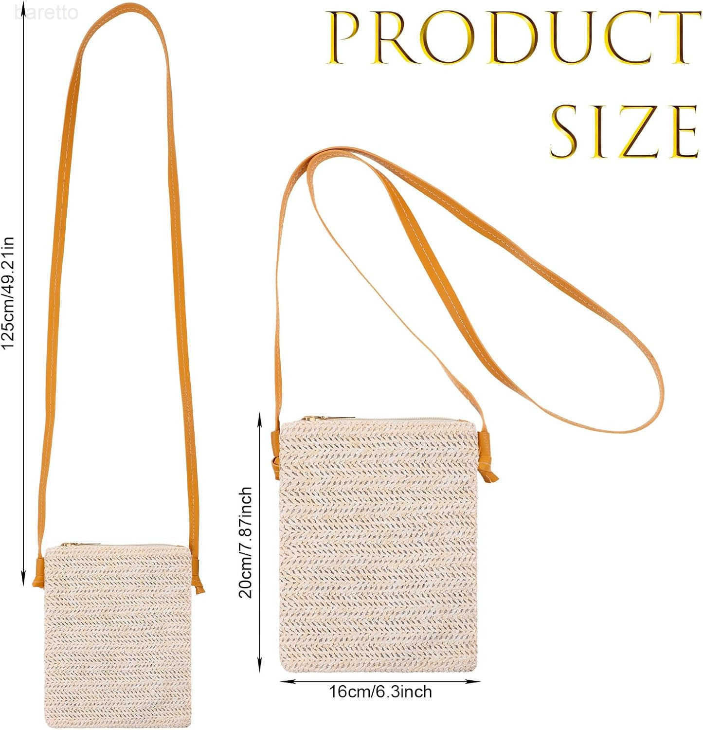 Crossbody Bag Summer Straw Clutch Purse Beach Shoulder Bag Handbag Wallet Water Carrier Bags for Women Girls Z250909