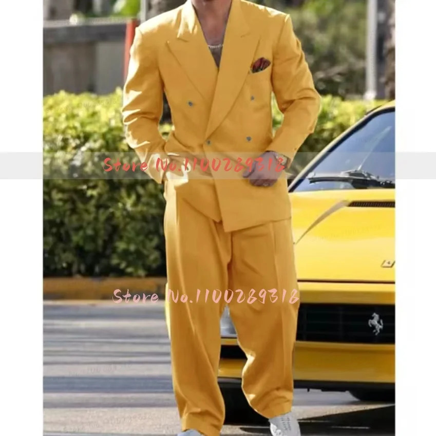 2024 Formal Suit for Men Wedding Fashion Dress 2 Piece Modern Mens Suits Clothing Terno Masculino Completo 250908