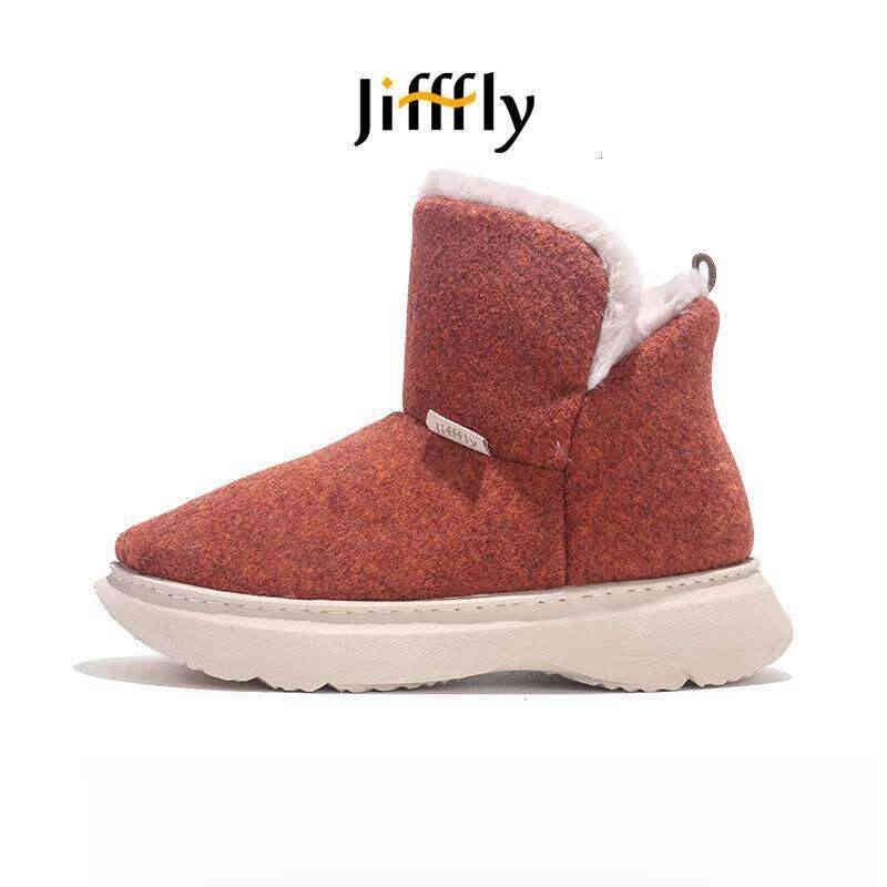Jiffffly Luxury Designer Cotton Shoes Casual And Fashionable Outdoor Warm Beach Shoes Waterproof And Anti-slip Snow Boots Multi-functional Field Work 