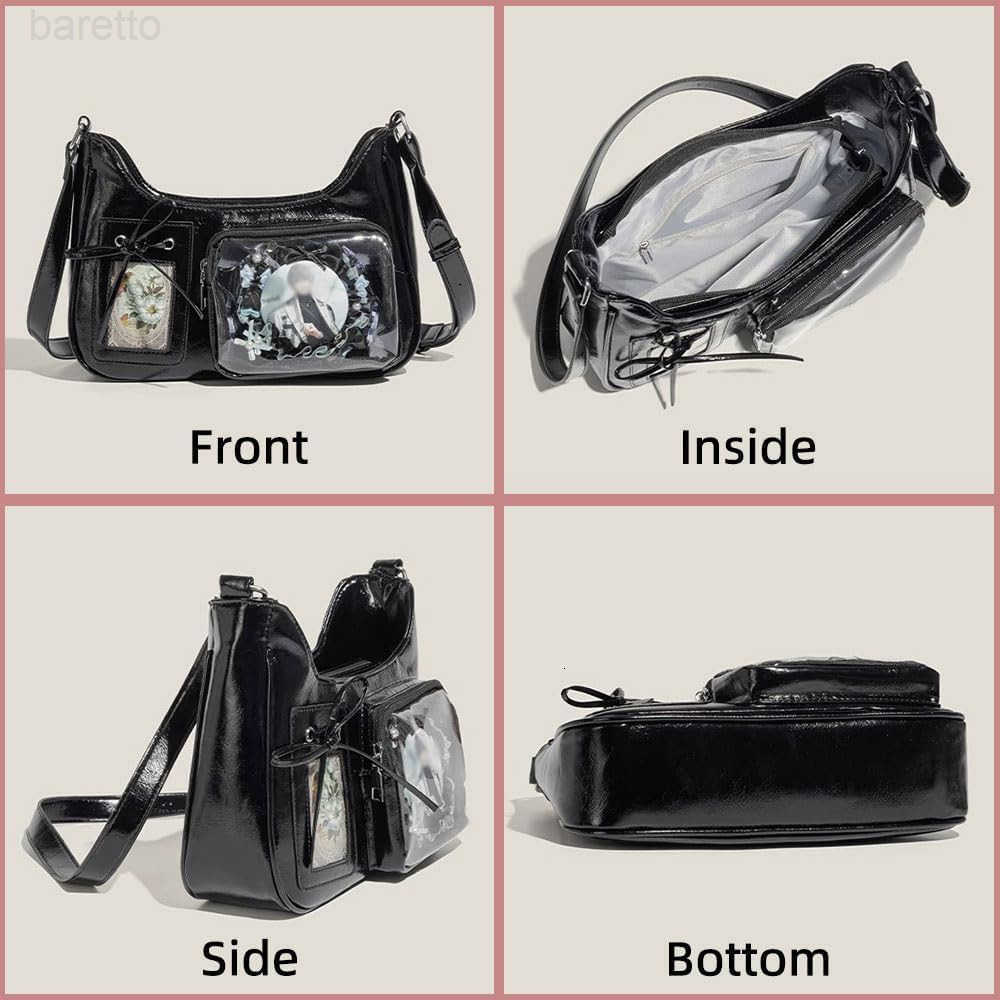 Ita Bag Doll Display Ita bag Crossbody Single Shoulder PU Leather Bags for Badge Button Merchandise Fandom Goods Dolls Plush Toys Display Z250909