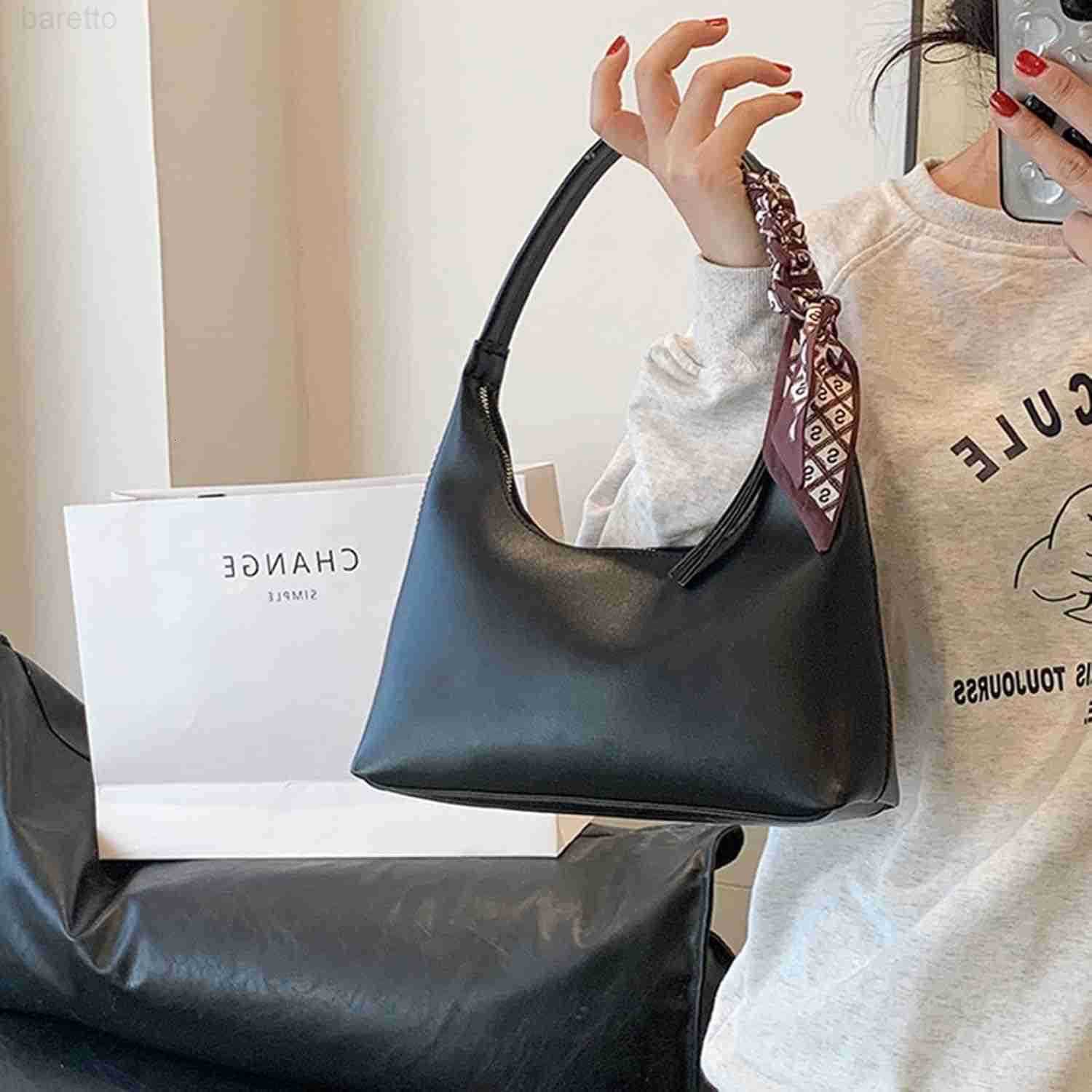 Shoulder Bags for Women Trendy Leather HandbagSmall Clutch Hobo Bag Shoulder Purses With Zipper Closure Z250909