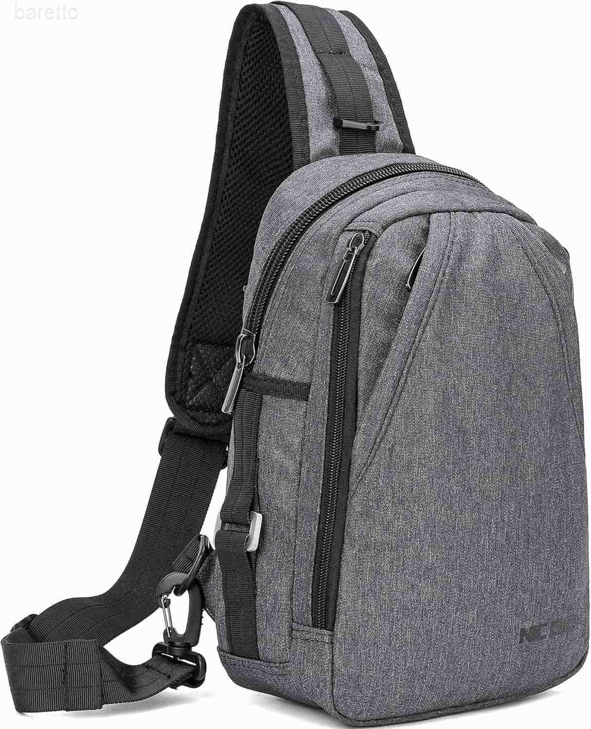 Sling Bags Chest Shoulder Backpack Crossbody Bag One Strap Daypacks Outdoor Travel for Men Women Black010 Z250909