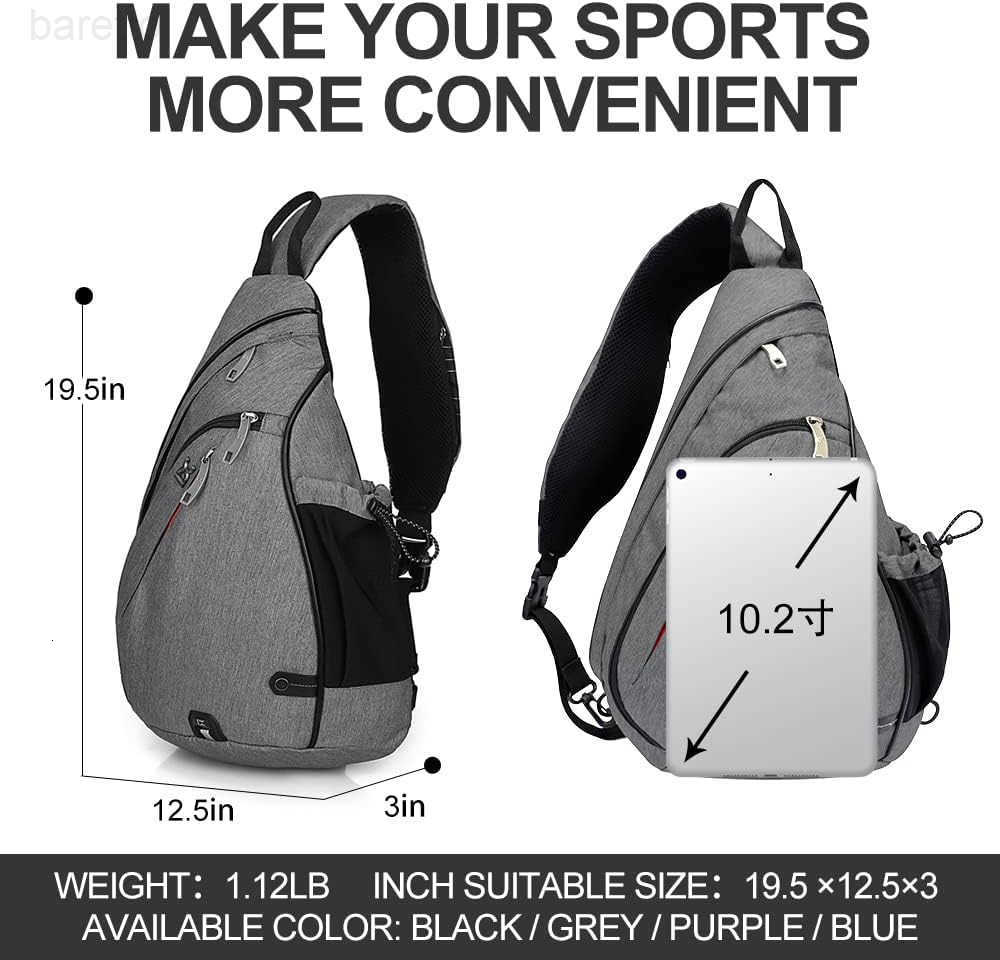 Sling Bag Multipurpose Crossbody Shoulder Bag for Men and Women Z250909