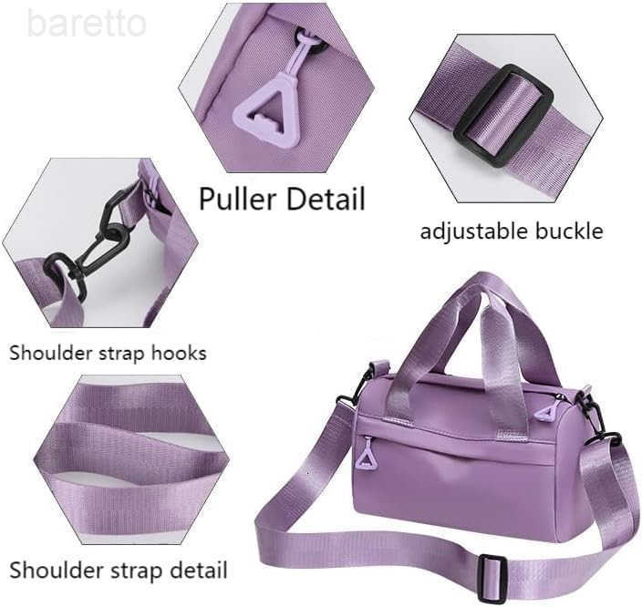 Gym Bag Casual Single Shoulder Crossbody Oxford Cloth Tote Z250909