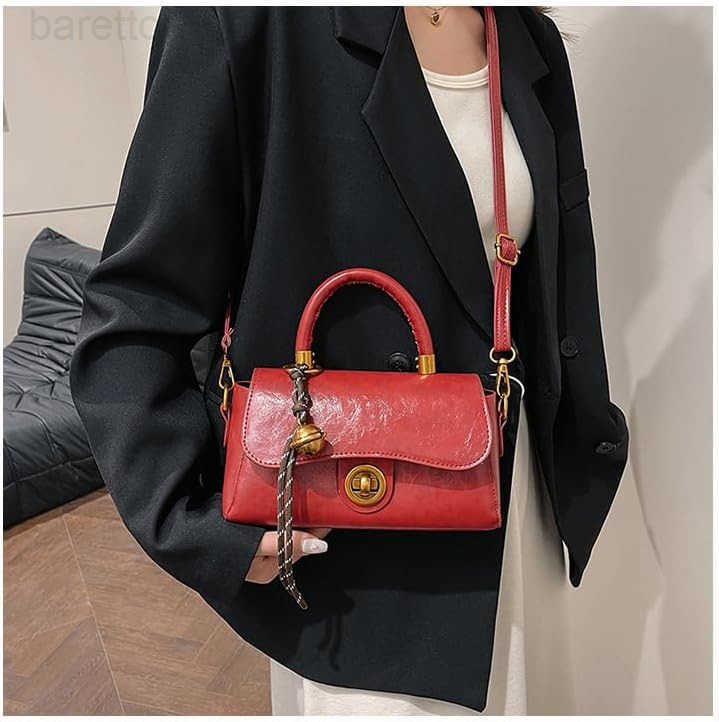 Bags for Women PU Leather Single Shoulder Handbag Retro Clutch Purse Small Crossbody Bags Hobo Purses Z250909