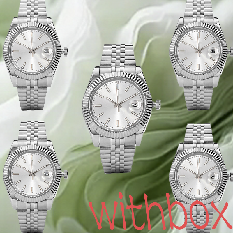 mens diamond lady watches automatic mechanical movement wristwatches full stainless steel watch super luminous sapphire glass montre de luxe 28-36-41mm watch