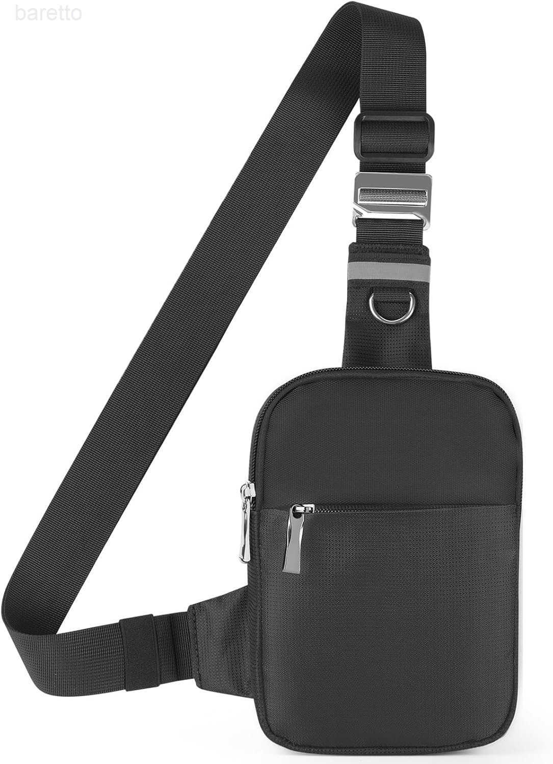 Sling Bag for Women Men Crossbody Bags Chest Bag Dual Pocket RFID Cell Phone Purse Travel Running Walking Z250909