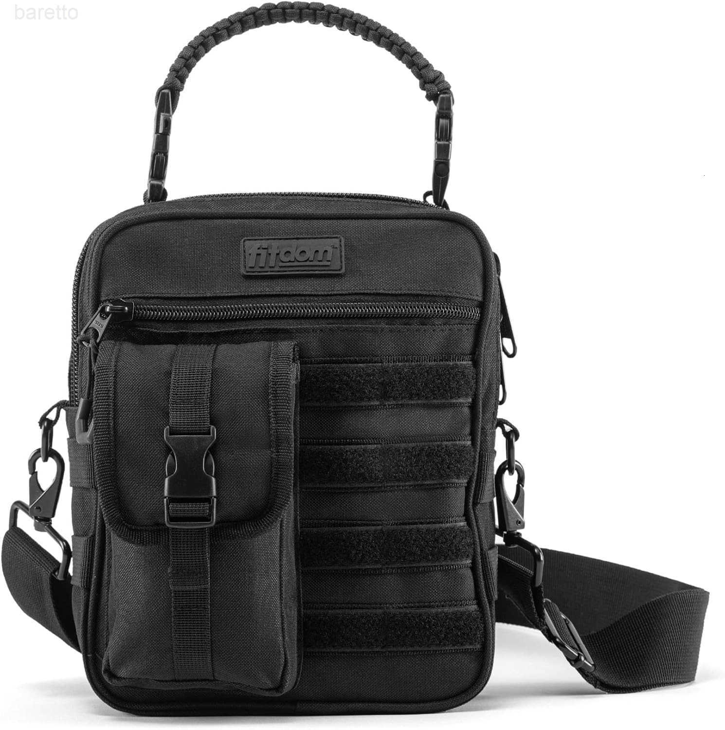 Black Small Tactical Messenger Bag For Men This EDC Has Multiple Ways to Carry as Sling Shoulder Crossbody Waist Z250909