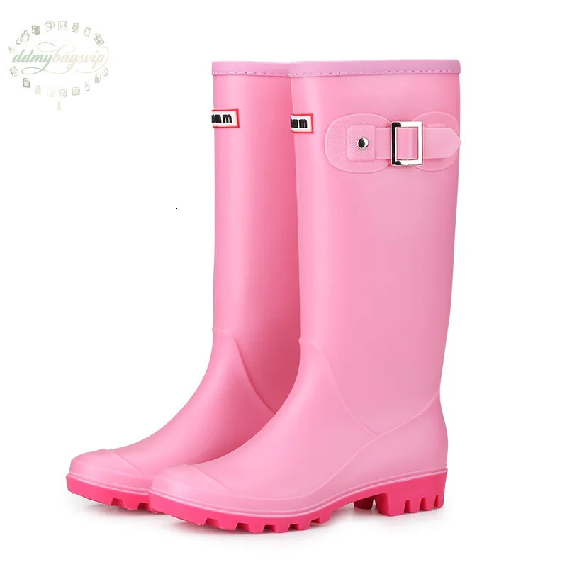 Bestseller Designer Women's Boots Snow Rubber High Cut Breathable Rain Black Lightweight Shoes Fashion Autumn/winter Wellies Size 35-42 ddmybagsv