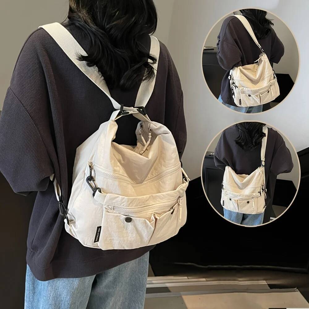 Women's Fashion Backpack New Lightweight Multi Layer Travel Bag Detachable Front Bag Handbag Autumn New Designer design Backpack Back