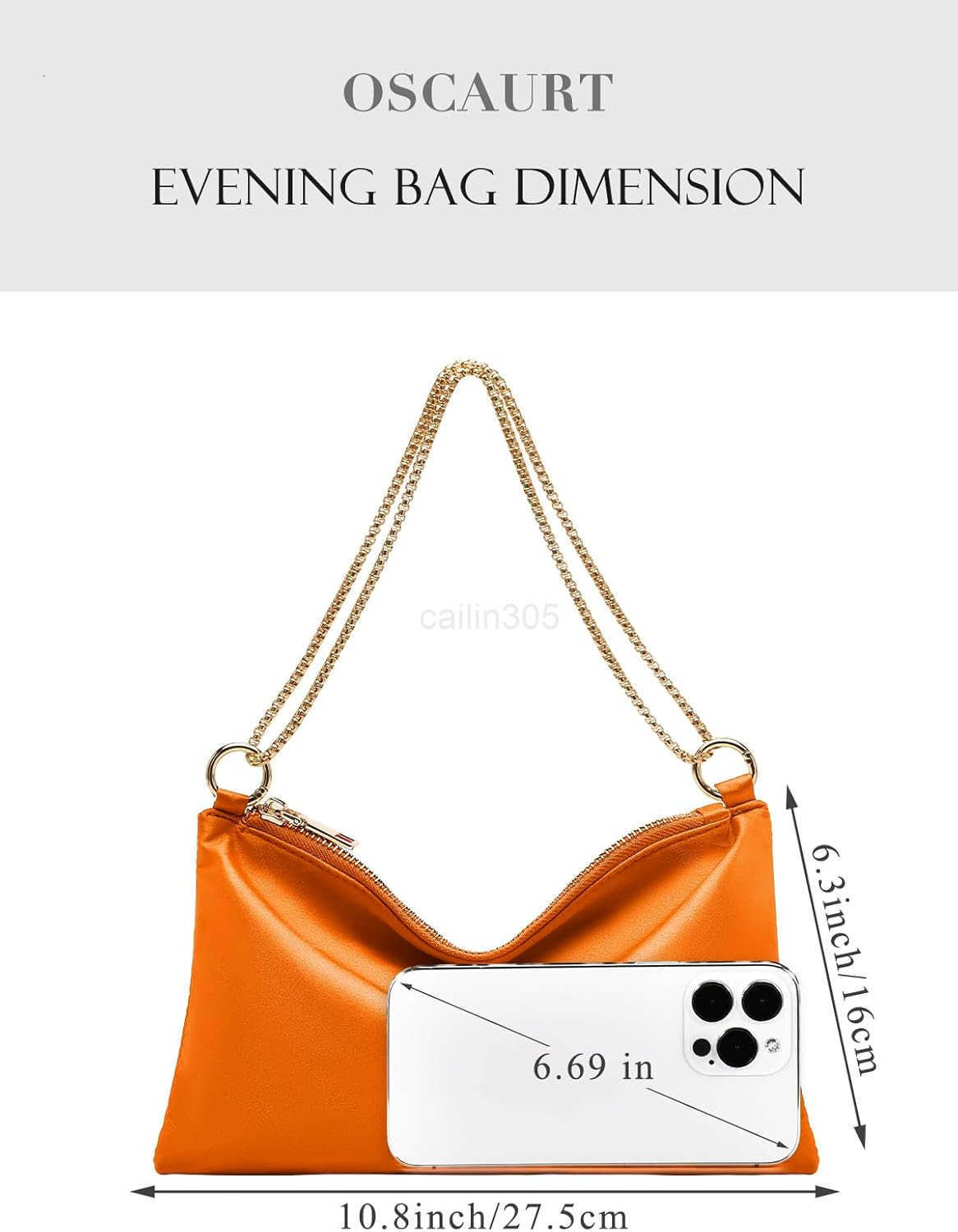 Womens Evening Handbag Satin Shoulder Bag Purse for Prom Engagement Cocktail Party Wedding Z25909
