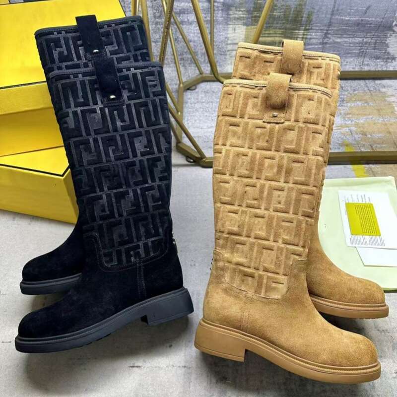 High-quality Boots Thick Heeled Boots Long Boots For Women European And American Spicy Girls High Boots Designer Shoes