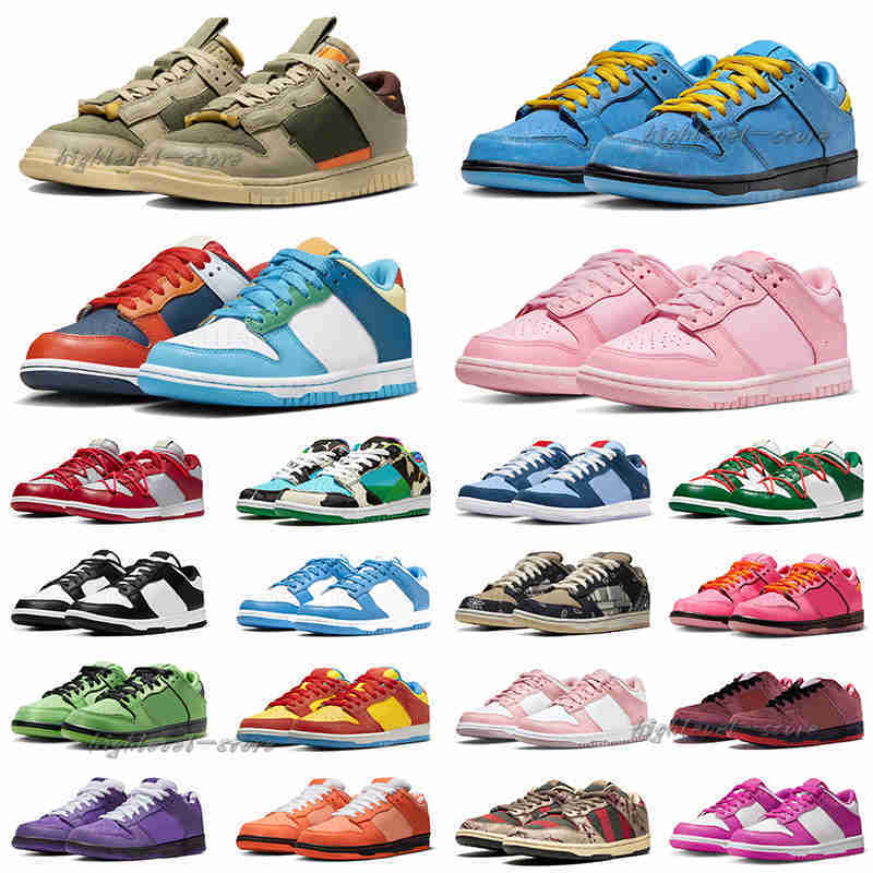2024 New Arrival Mens Womens Designer Shoes Powerpuff Girls Blossom Bubbles Buttercup Grey Fog Why So Sad What the Freddy Krueger Remastered Sneakers Trainers