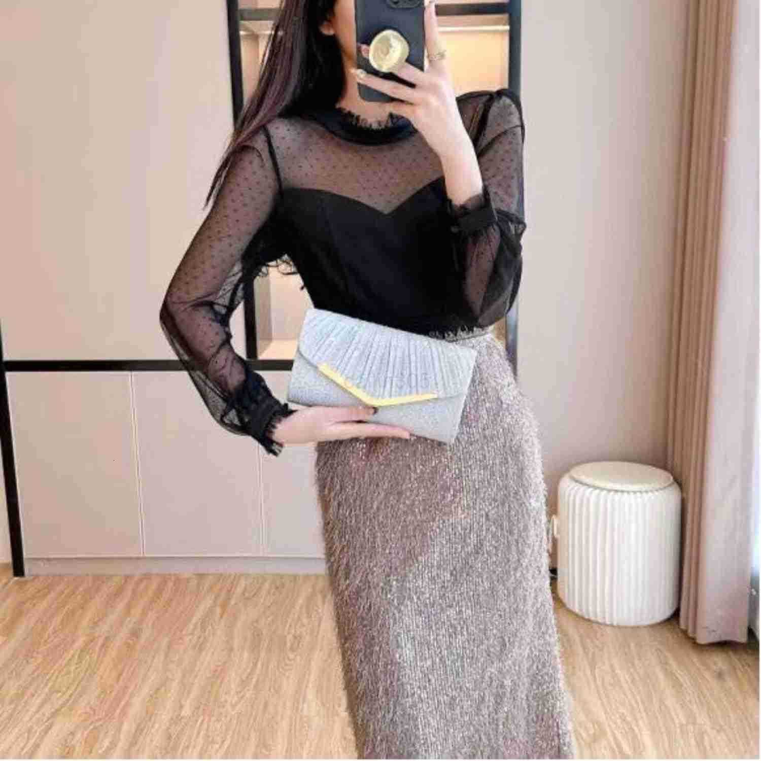 Clutch for Women Satin Sling Evening Purse Crossbody Bag with Detachable Chain for Wedding Formal Events Z25909