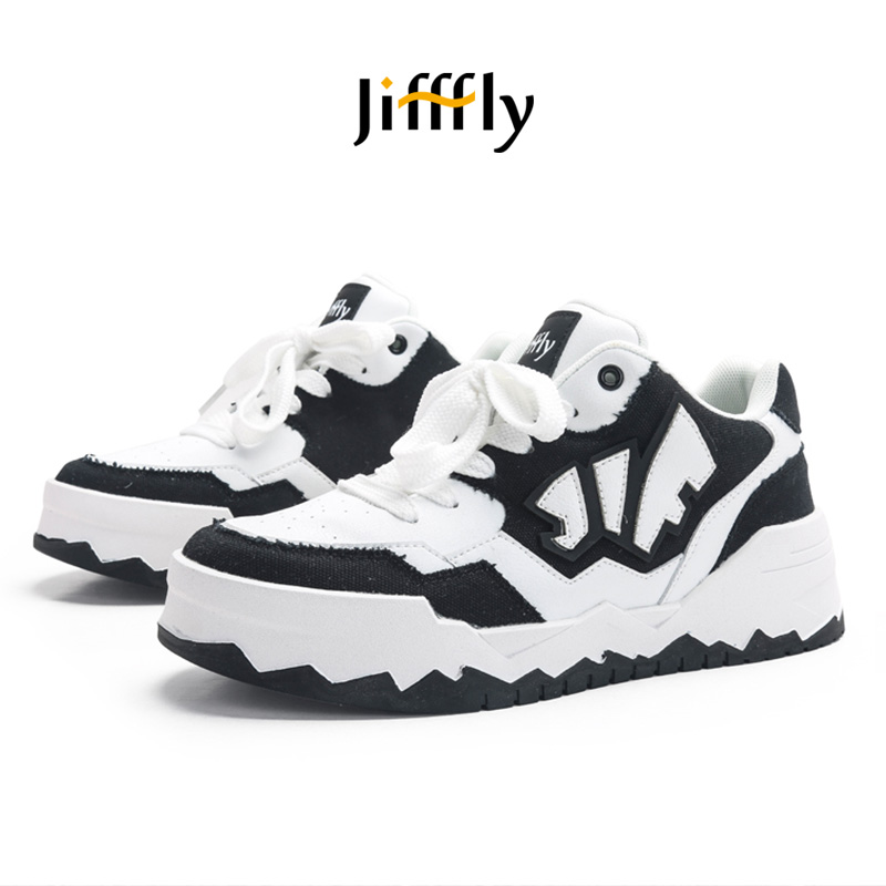 Jifffly free shipping designer shoes men's autumn winter new versatile trendy height increase vintage sports couple versatile comfortable running