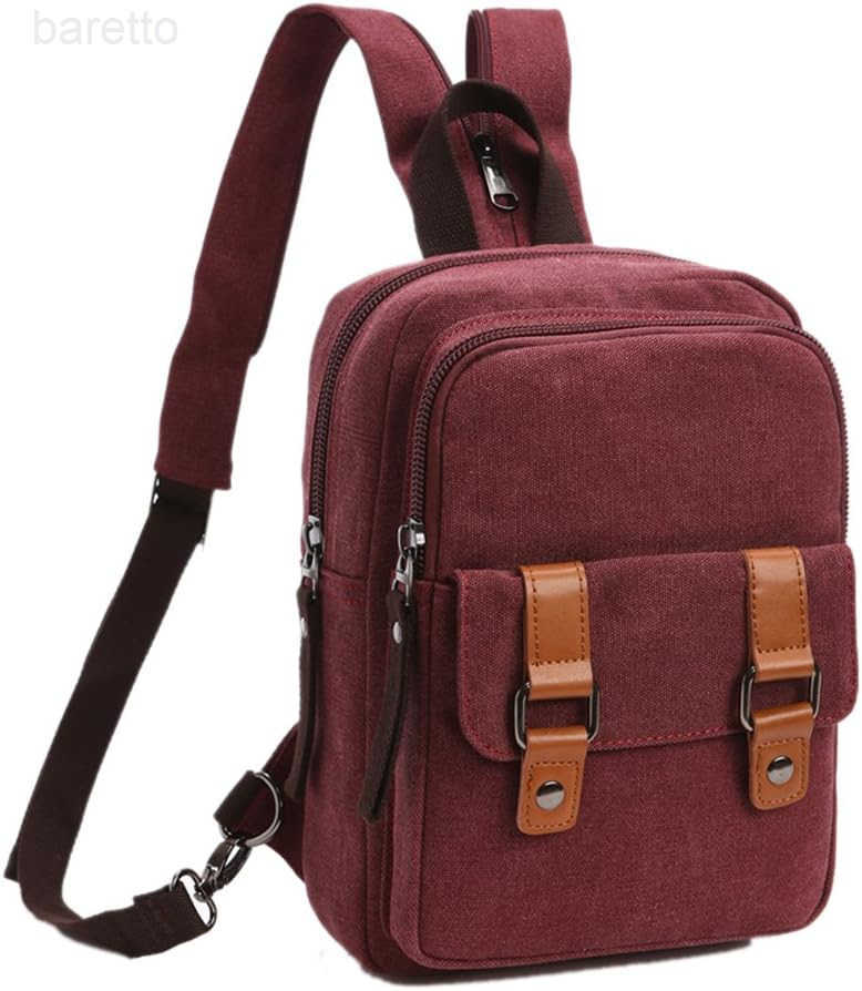 Small Cute Backpack Vintage Casual Canvas Shoulder Bag Daypack 8528bagBlack Z250909
