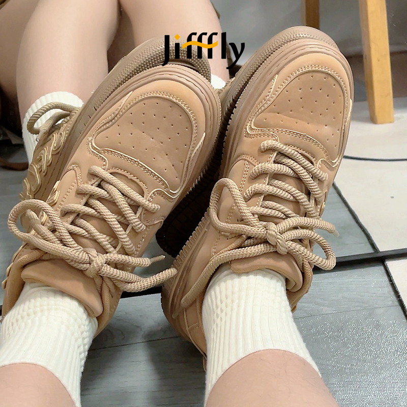 High Top Athletic Leisure Trainers by Jifffly Seasonal Release of Stylish Elevated SolesJFY-801