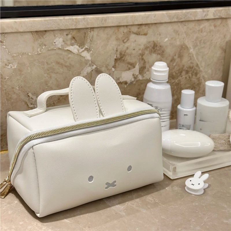 new multifunctional cute rabbit handbag luxury bag women s makeup bag designer bag multifunctional portable toiletries leisure storage bag for girls