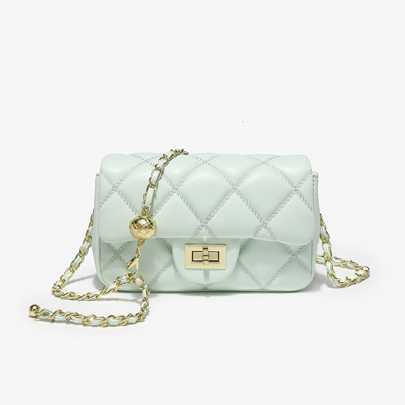2025 new collection Women's Shoulder Bag Diamond Chain Bag New Fashionable Texture Small Square Bag Women's Crossbody Bag Autumn New Designe