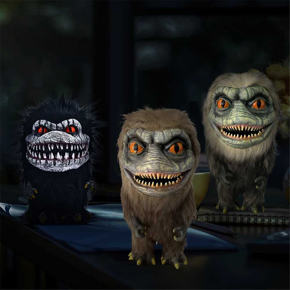 Halloween Stuffed Critters Plush Doll Creepy Prop Goth Plushie Cute Creative Calico Animal Monster Toys Figure Ornament Gifts H2509081