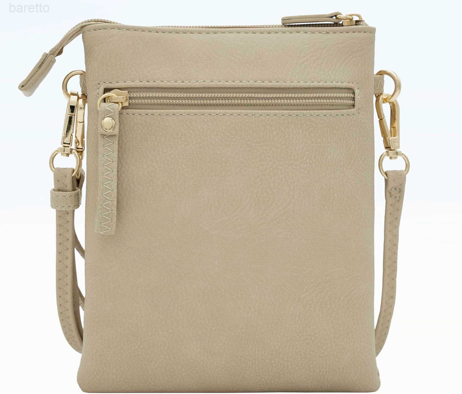 Small Crossbody Bag for Women Multi Zip Pockets with Detachable Wristlet Lightweight Travel Purse Cell Phone Pouch Z250909