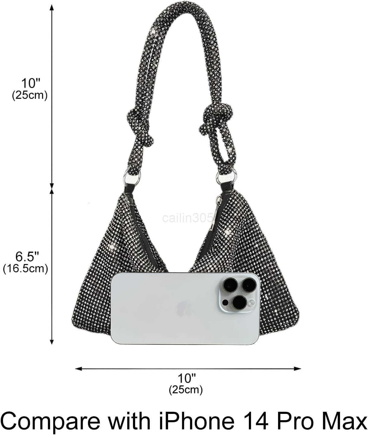 Evening Bags for Women with Rhinestone Sparkling Clutch Purses for Parties Proms Night Outs Formal Events Z25909