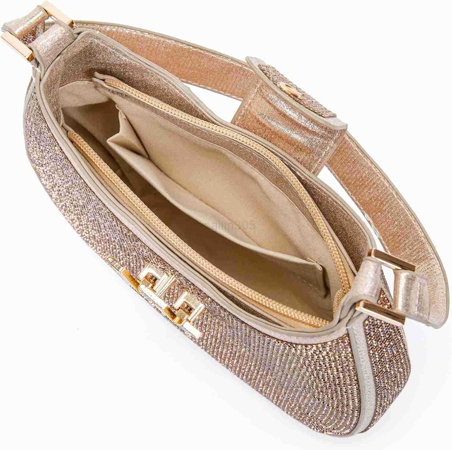 Evening Handbags Sparkling Crystal Purse Daily Casual Shoulder Bag Z25909