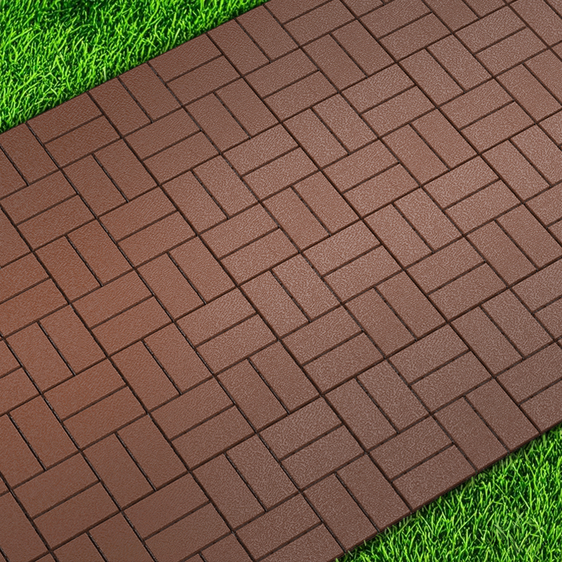 Plastic Floor Tiles Interlocking Deck Tiles, Waterproof Snap Together Flooring for Outdoor Indoor, Anti-Slip Patio Balcony Carpet