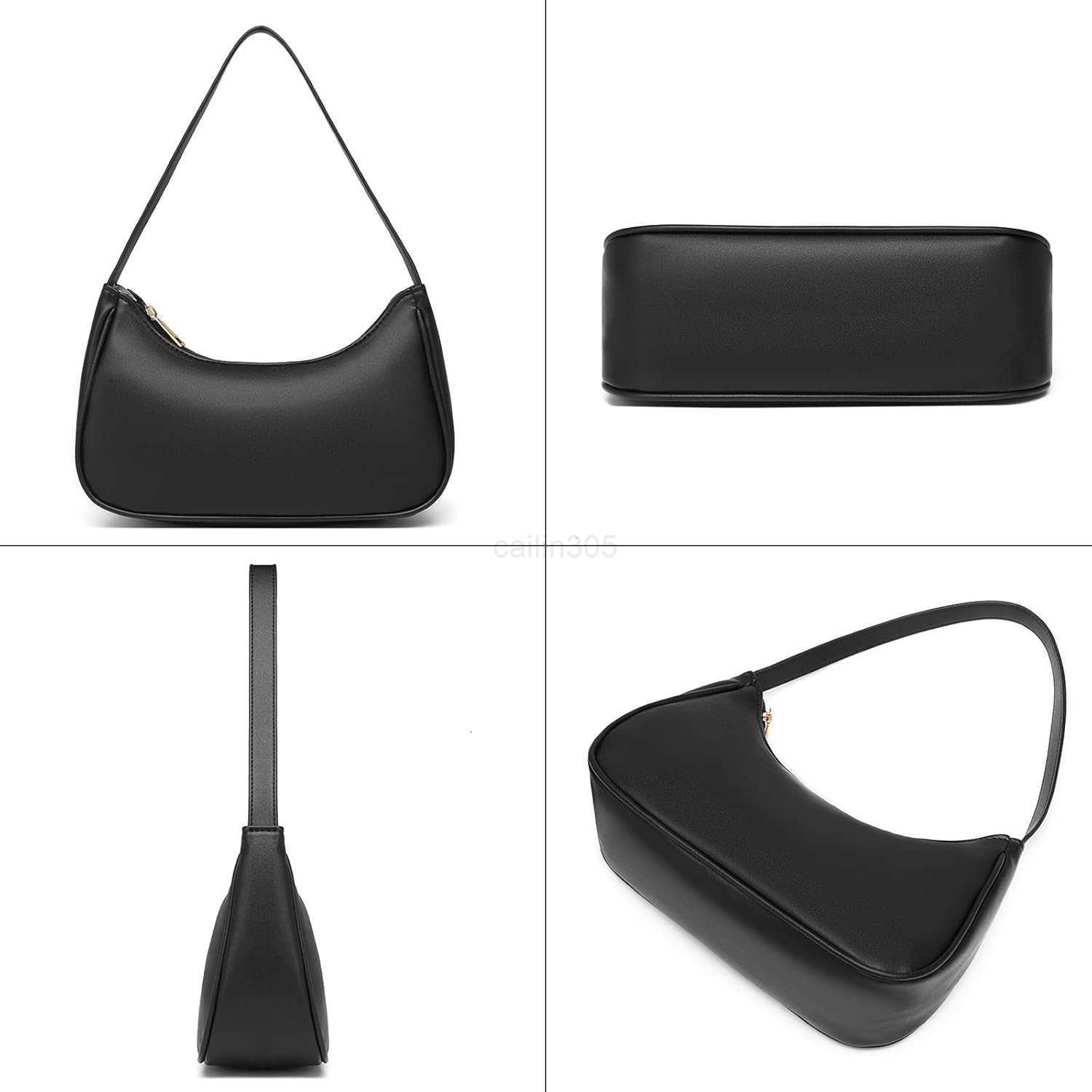 Shoulder Bags for Women Vegan Leather Hobo Sling Tote Handbag Retro Clutch Purse with Zipper Closure Z25909