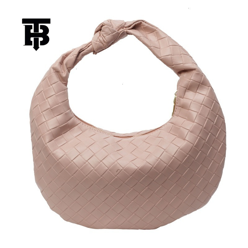 TB BHULAMTE Designer Fashion Women's Handmade Woven Bag Free Shipping New Crescent Bag Luxury Handbag Leisure Vacation Beach Bag