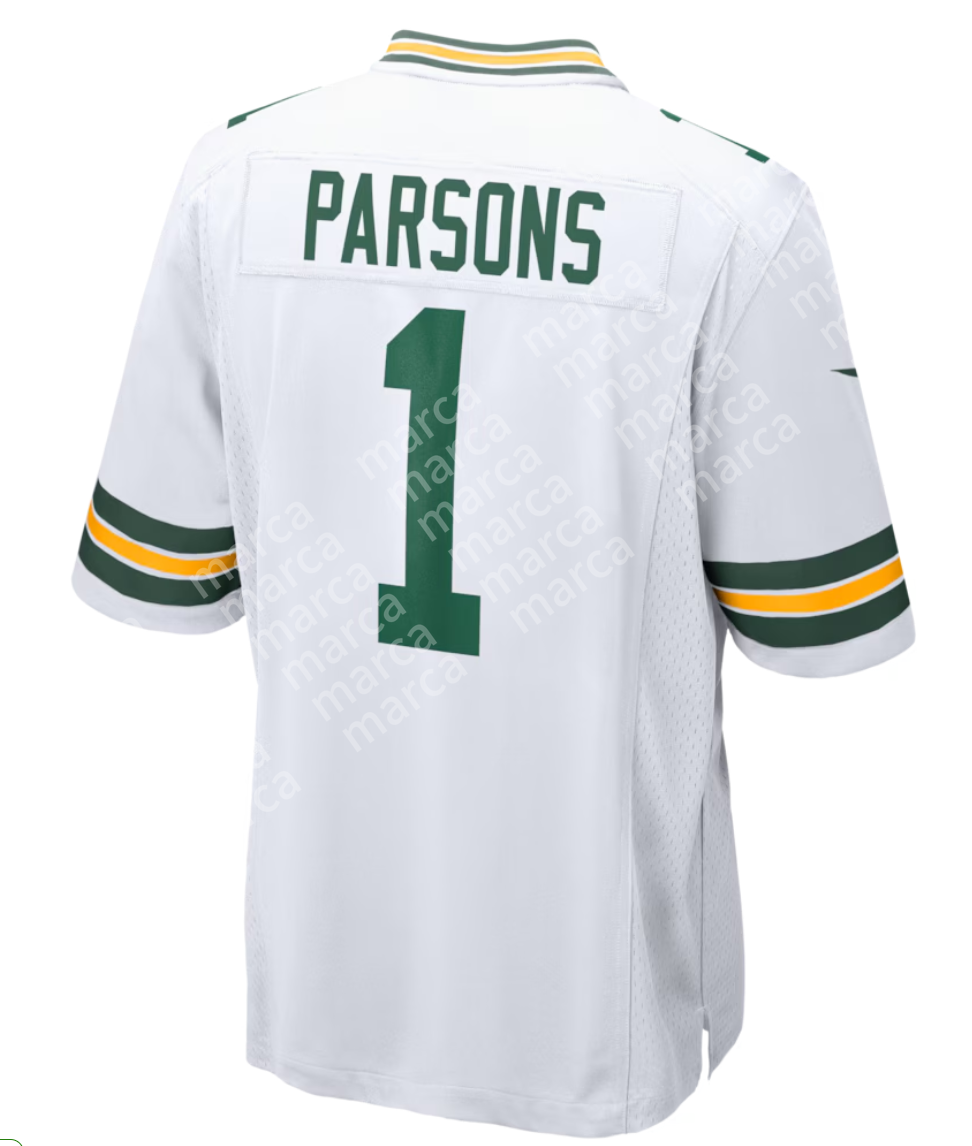 1 PARSONS Football Jersey Love Jersey Golden Willis Brooks Jacobs Doubs Heath Melton Jerseys Any Name Number0