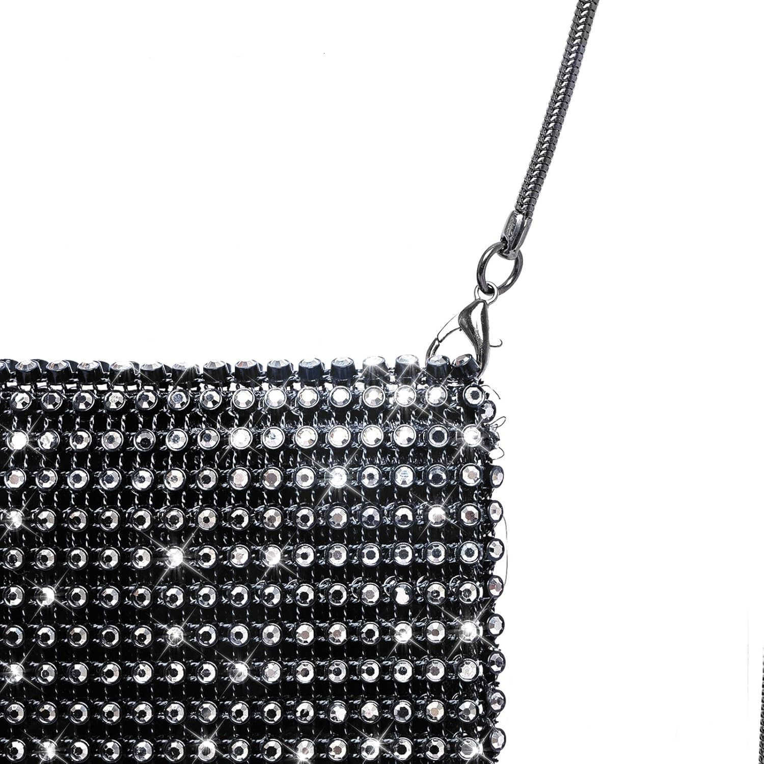 Purses Womens Evening Handbags Crossbody Clutch Purse Crystal Rhinestone Bag Small Shoulder Sparkling Wedding Party Bag Z25909