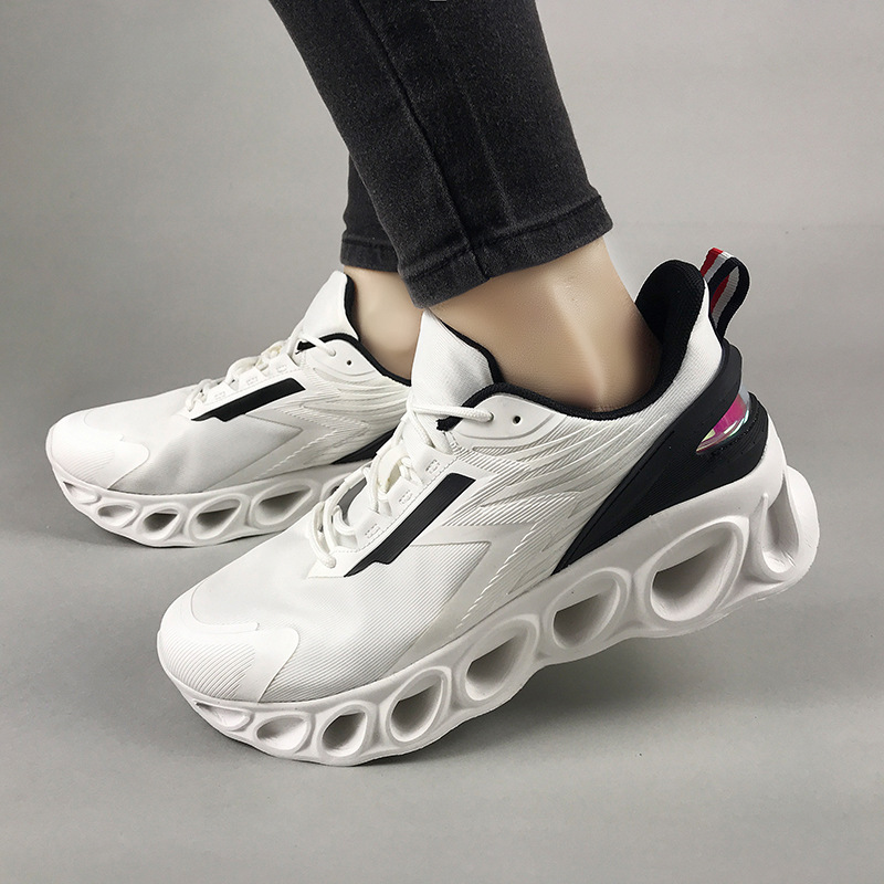 Free shipping Sports cushions, gym, running, blue men's running shoes, casual shoes Big size 36-48