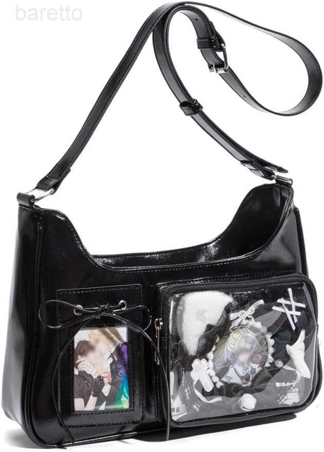 Ita Bag Doll Display Ita bag Crossbody Single Shoulder PU Leather Bags for Badge Button Merchandise Fandom Goods Dolls Plush Toys Display Z250909