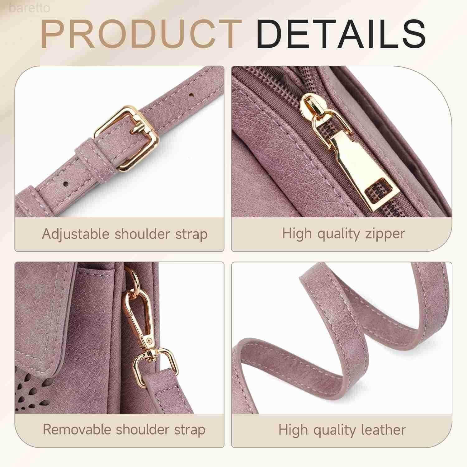 Small Crossbody Bags for Women Trendy Leather Crossbody Phone Purses Handbags with Adjustable Strap Z250909