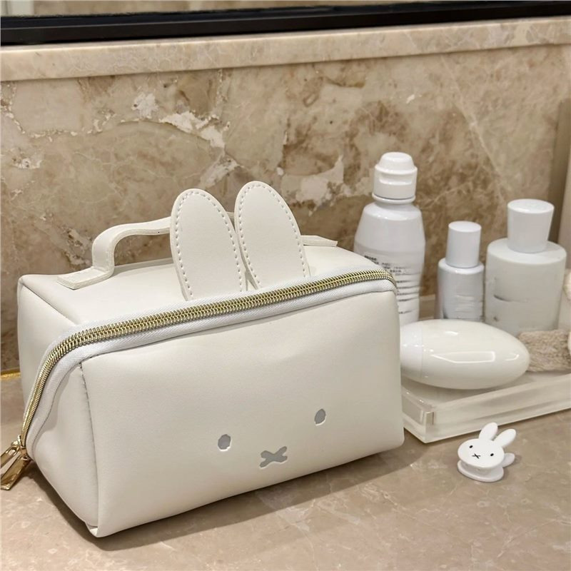 new multifunctional cute rabbit handbag luxury bag women s makeup bag designer bag multifunctional portable toiletries leisure storage bag for girls