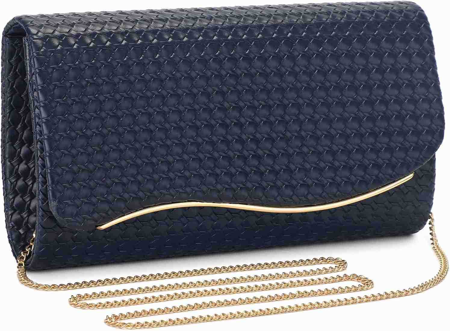 Evening Clutch Purses for Women Woven Formal Evening Bag Vegan Leather Crossbody Shoulder Handbag Envelope Bag Z25909