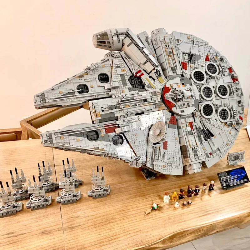 Top quality compatible with Leg0 Millennium Falcon building blocks assembly high difficulty large adult toy gift Figures S25926