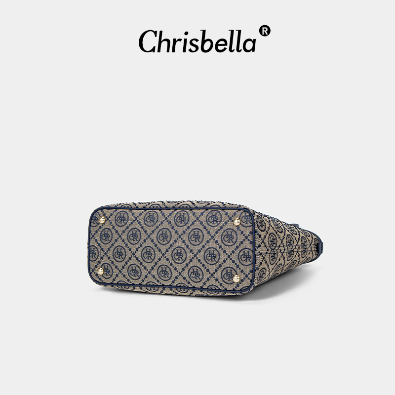 2025 Jacquard star diamond tote bag