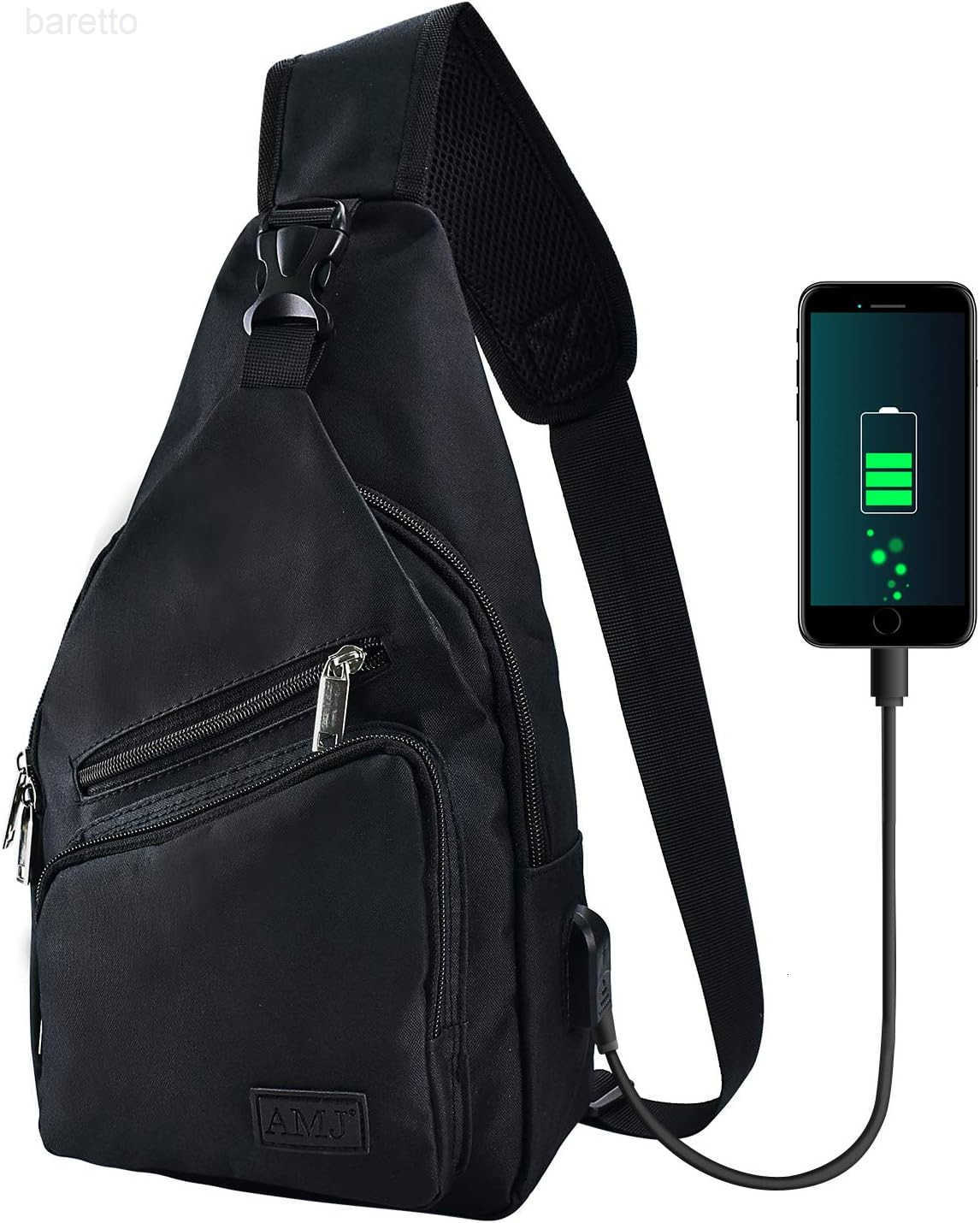 Crossbody Sling Bag Men Women Casual Shoulder Backpack Chest Daypack Satchel for Hiking Travel Z250909
